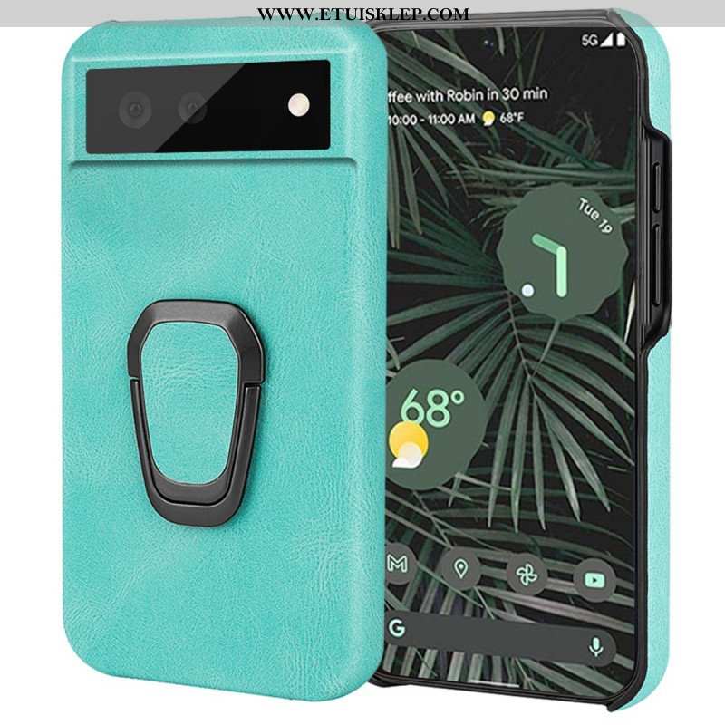 Etui do Google Pixel 6 Pro Pierścień Elegance Z Efektem Skóry — Nowe Kolory